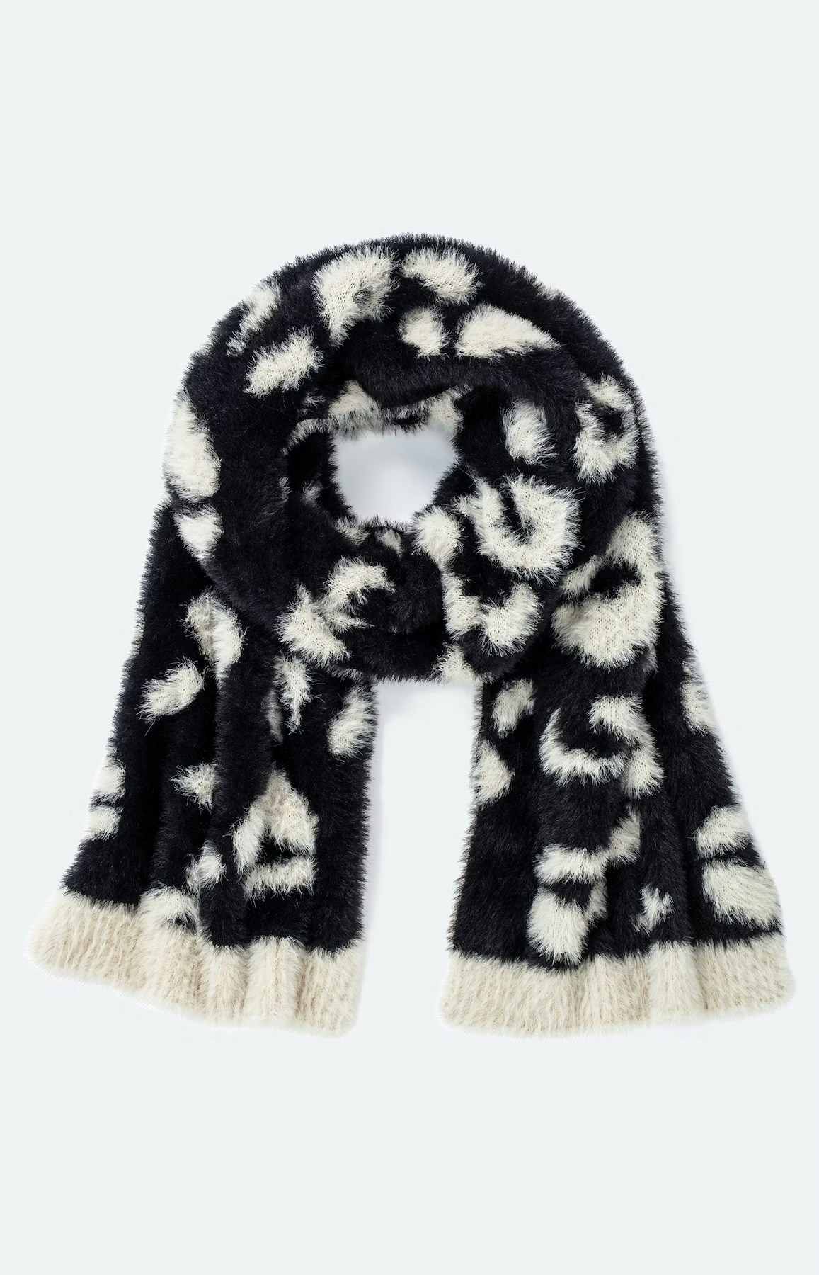 Sjaal met luipaardprint