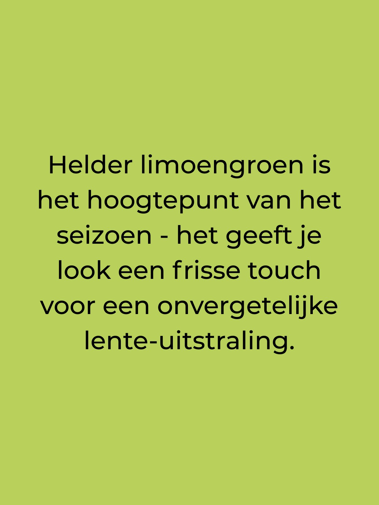 Limoengroen tekstveld