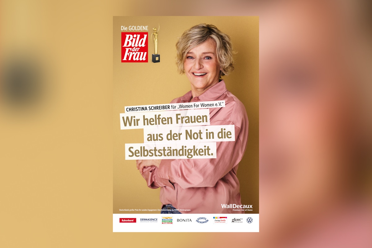 Foto van de winnares Christina Schreiber