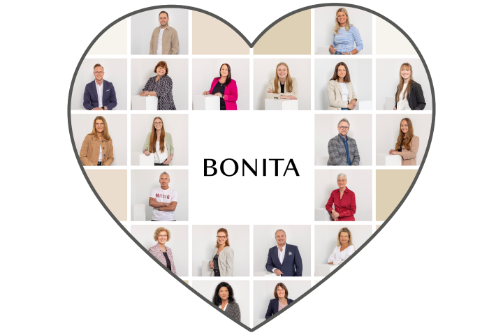 Portraits unserer Mitarbeiter in Herz-Form
