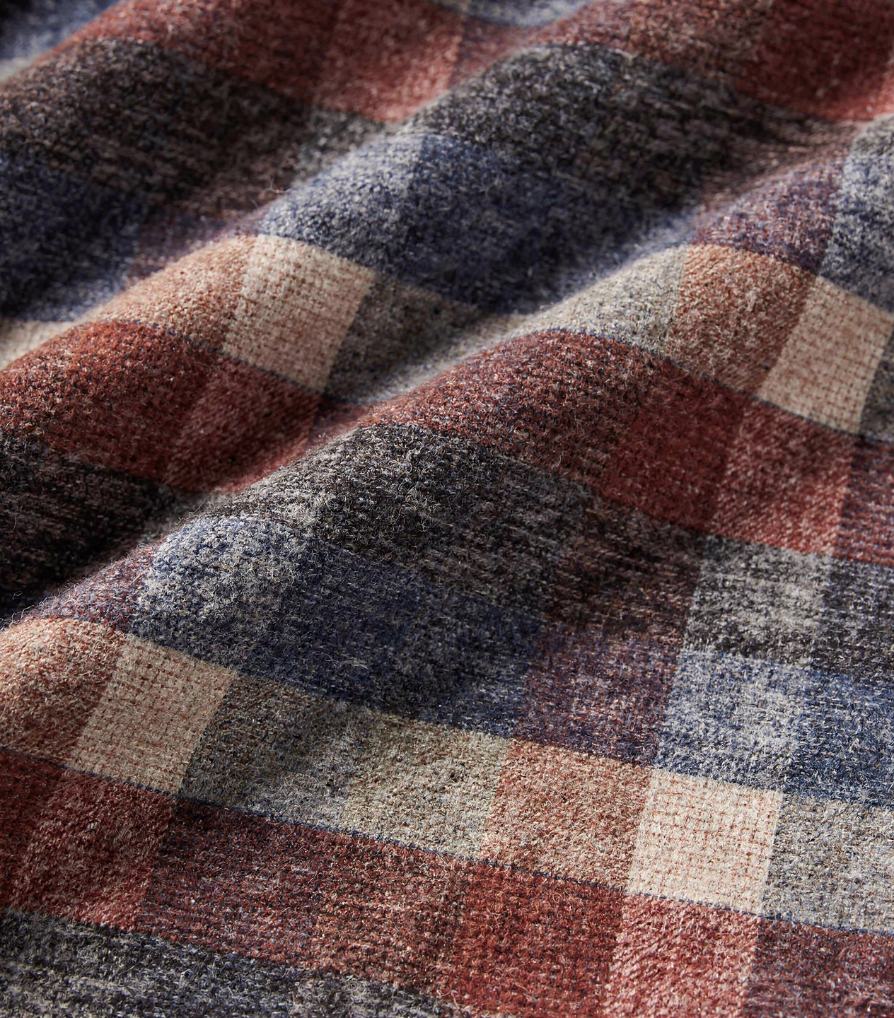 Nahaufnahme von einem Flanell Stoff