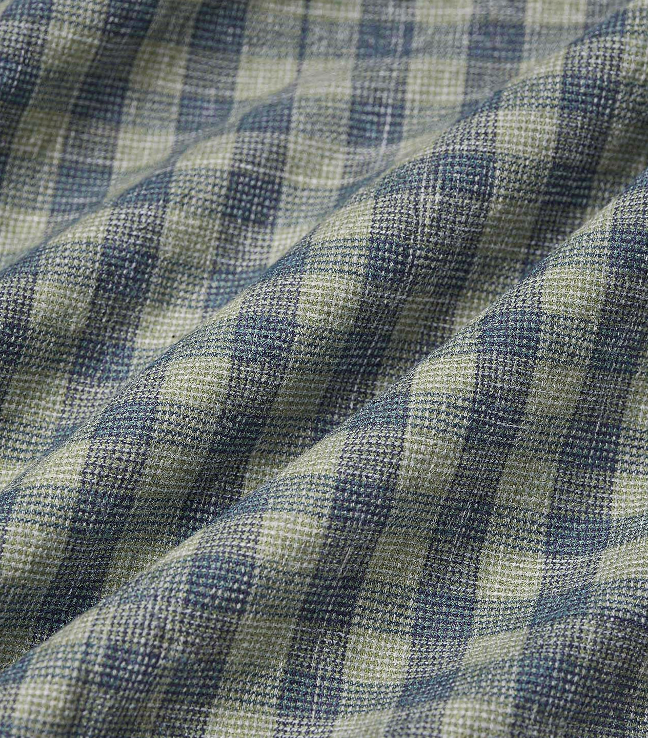 Nahaufnahme von einem Slub Stoff