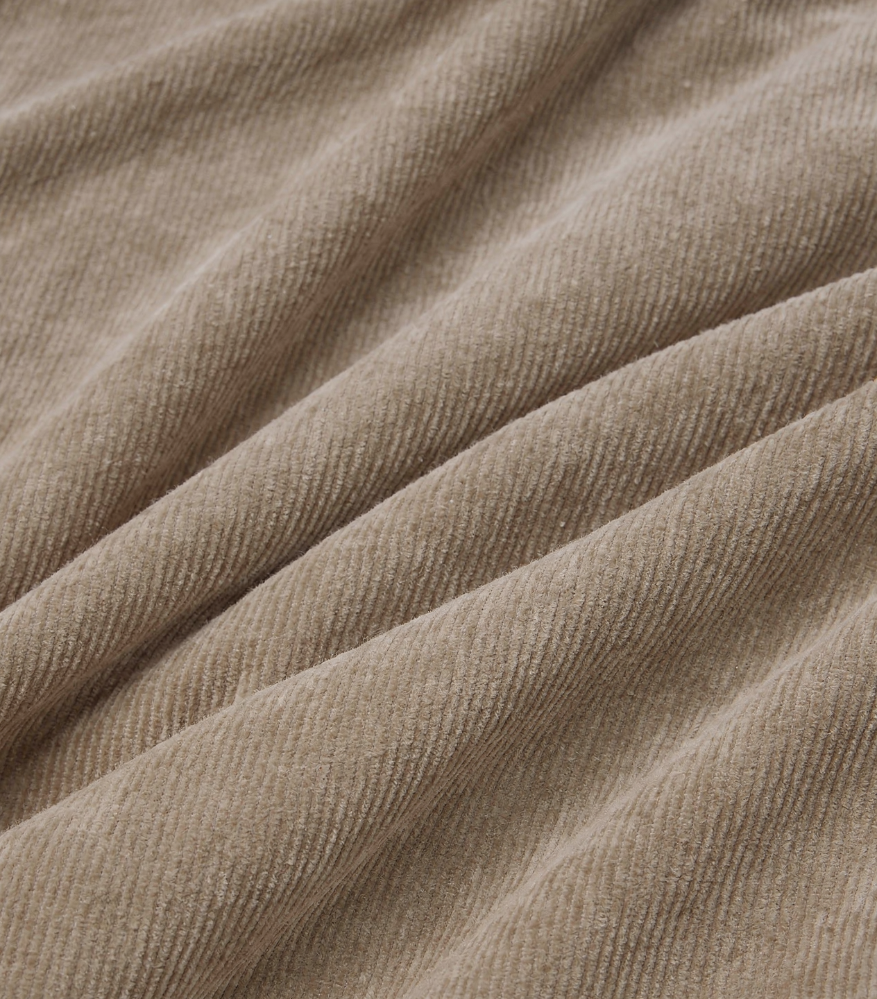 Nahaufnahme von einem Cord Stoff