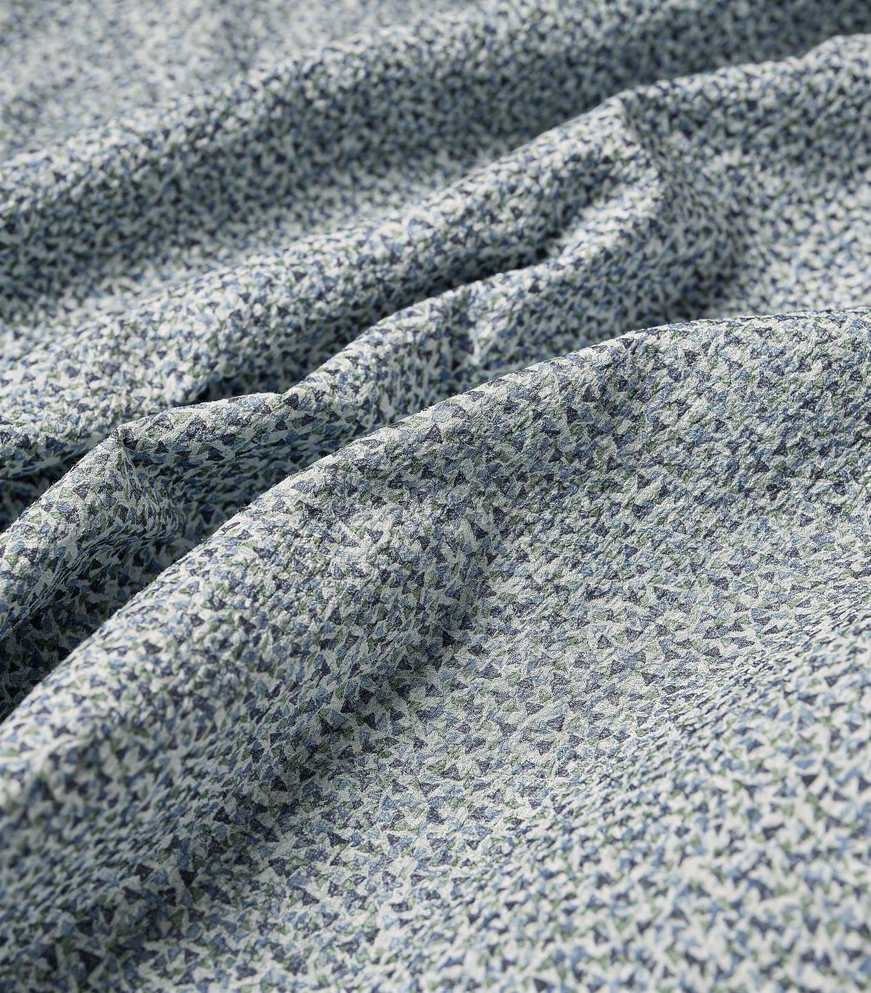 Nahaufnahme von einem Druck Stoff