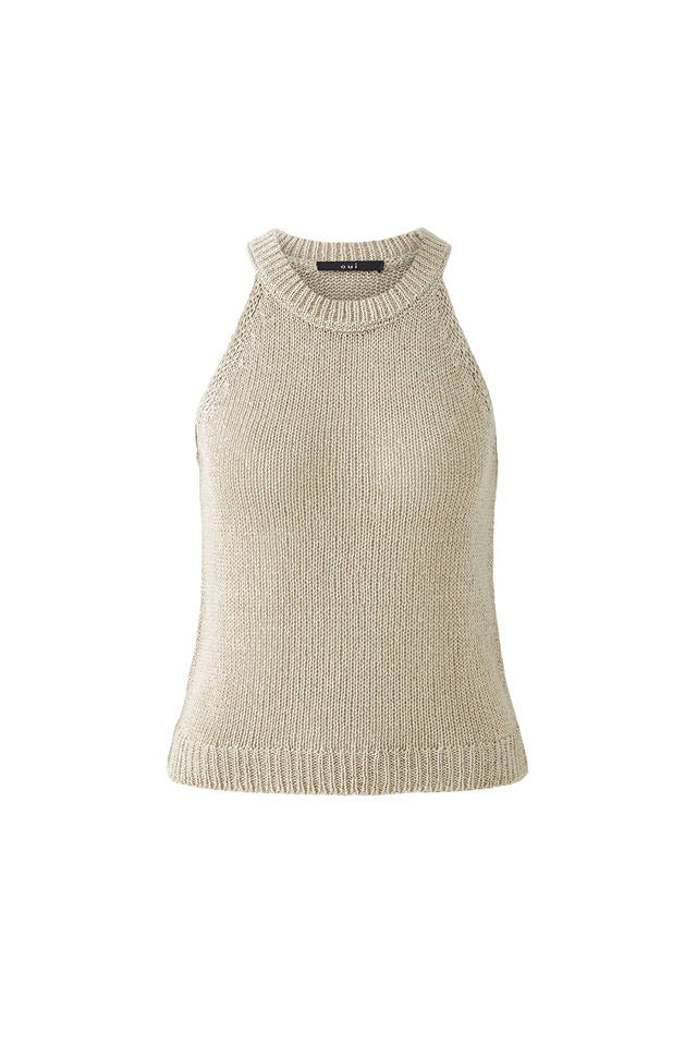Stricktop in beige.