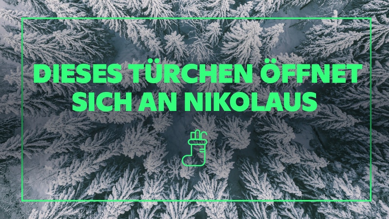 Dieses Türchen öffnet sich an Nikolaus