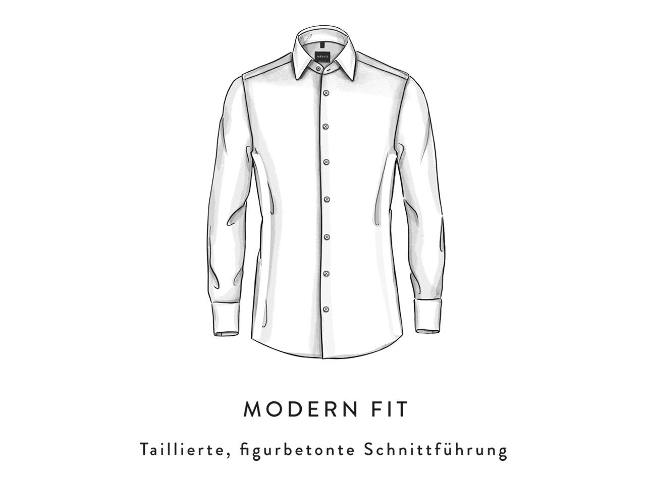 Modern-Fit Passform Grafik 