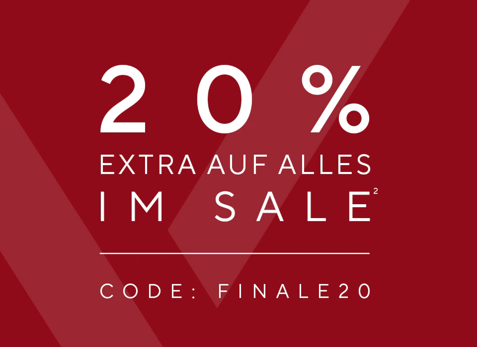 Sale Grafik mit 20% extra Rabatt auf Sale